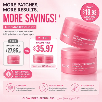 EyeRevive™ Collagen Peptide Hydrogel Eye Patches