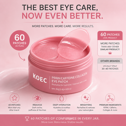 EyeRevive™ Collagen Peptide Hydrogel Eye Patches