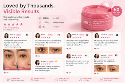 EyeRevive™ Collagen Peptide Hydrogel Eye Patches